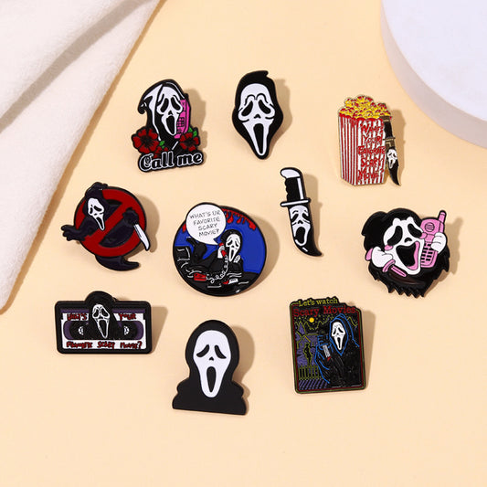 Punk Metal Dark Skull Pins