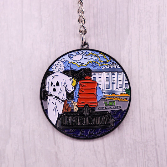 A Journey Through Time Keychain