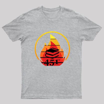 Fahrenheit 451 Retro Nerd T-Shirt