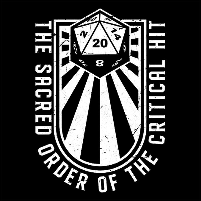 RPG - The Sacred Order of the Critical Hit T-Shirt