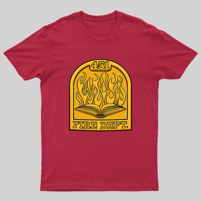 Fire Department 451 Geek T-Shirt
