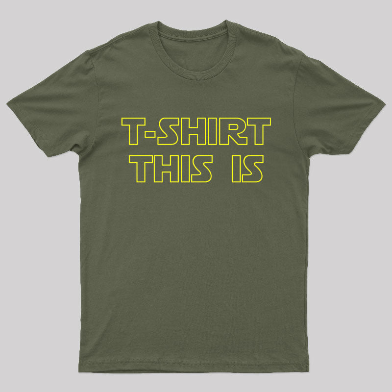 T-Shrt This Is Geek T-Shirt