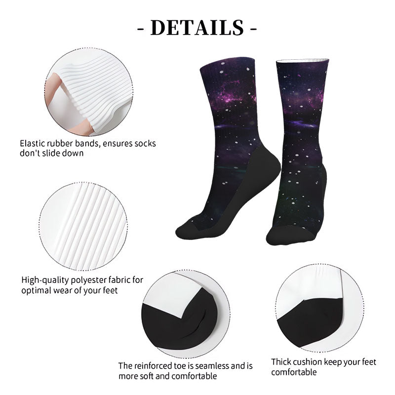 Beautiful Nebula Outer Space Men's Socks