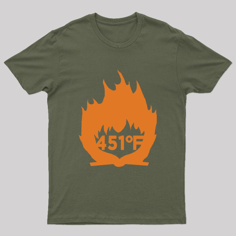 Fahrenheit 451 Nerd T-Shirt