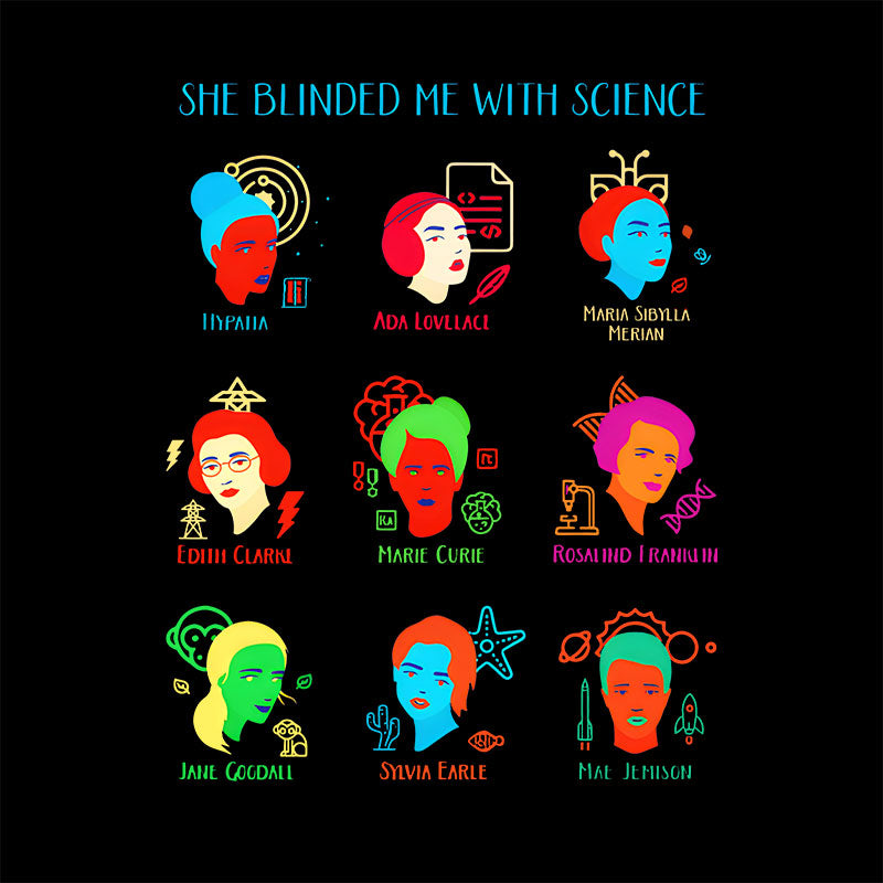 She Blinded Me With Science Geek T-Shirt
