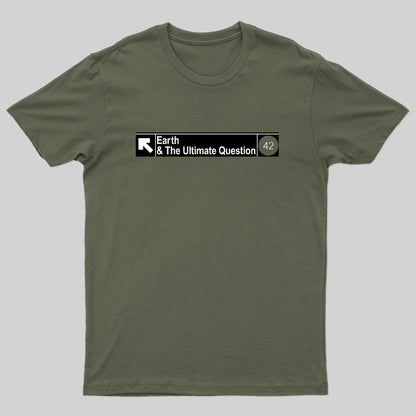 Earth&The Ultimate Question Geek T-Shirt