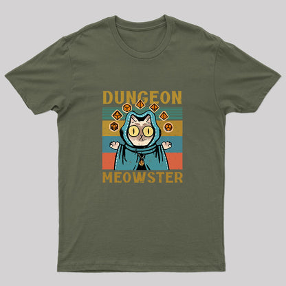 Dungeon Meowster Geek T-Shirt