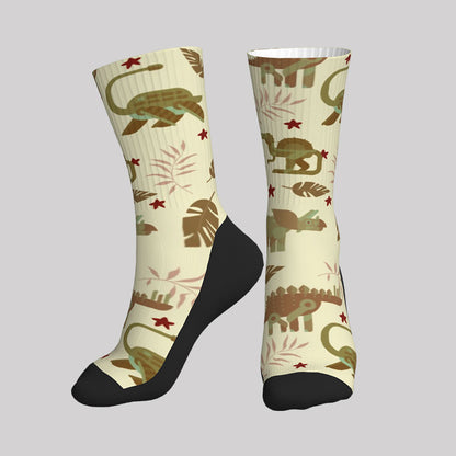 Mechanical Dinosaur Men's Socks