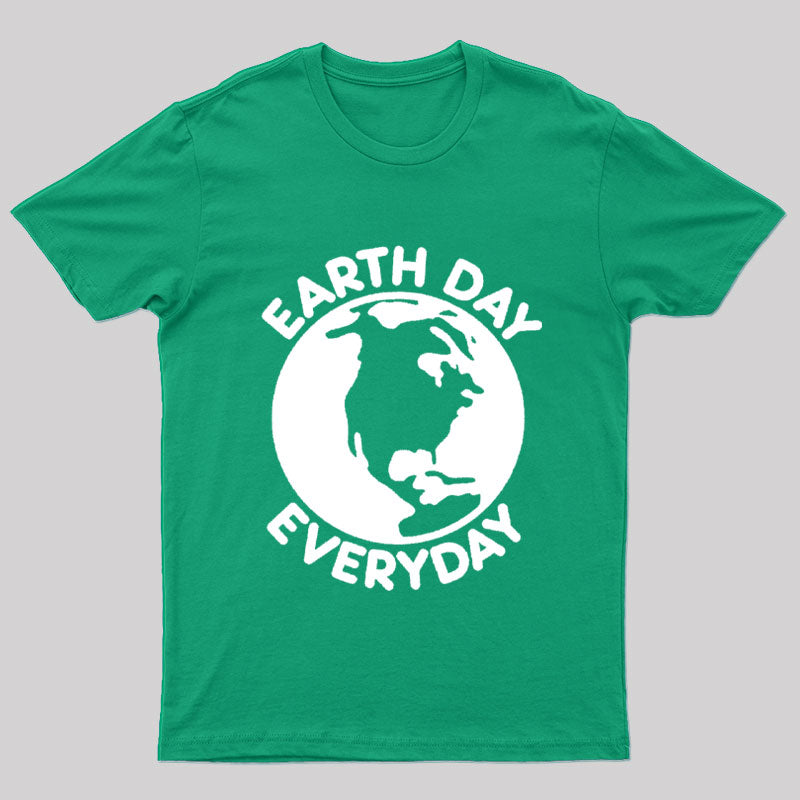 Earth Day Every Day Nerd T-Shirt