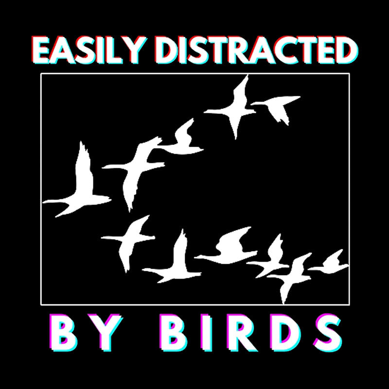 Easily Distracted By Birds Geek T-Shirt