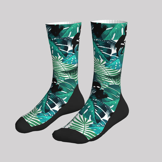Alien Hawaiian style Men's Socks