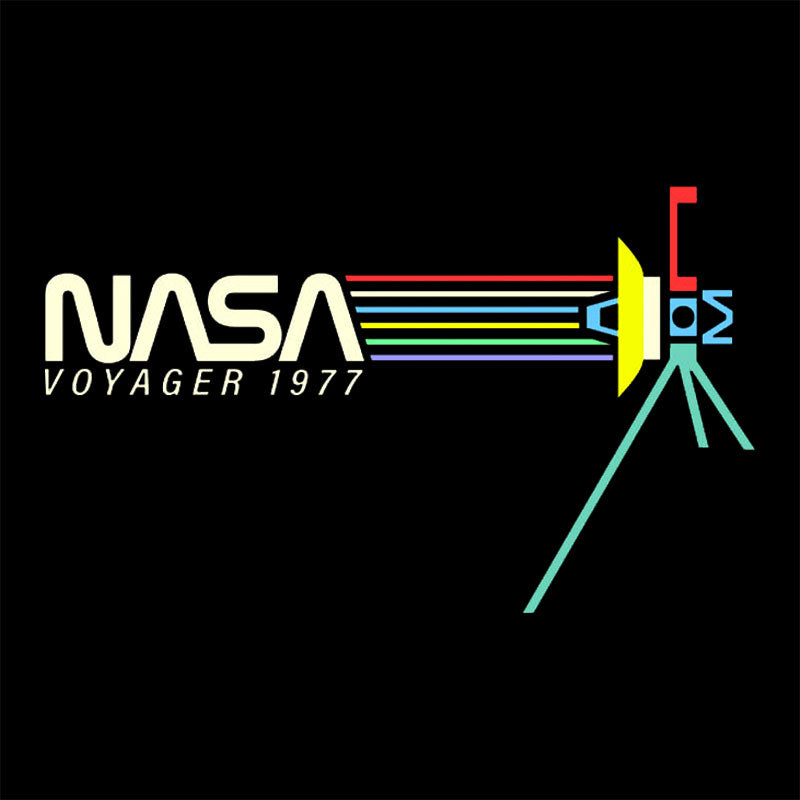 Retro NASA Voyager Spacecraft T-Shirt