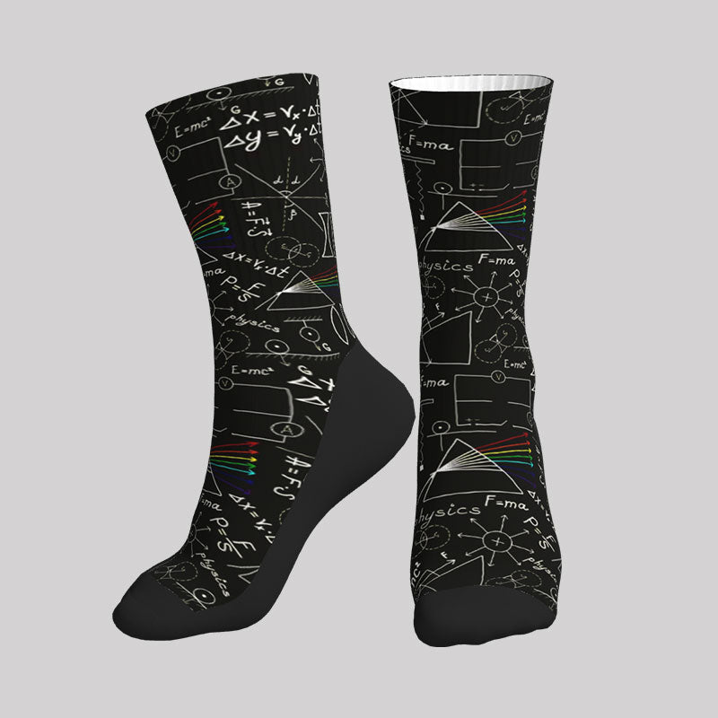 Physics Notebook Men's Socks