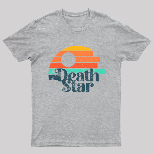 Retro Death Star Geek T-Shirt