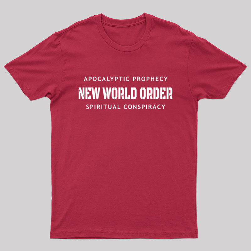 New World Order Spiritual Conspiracy Geek T-Shirt