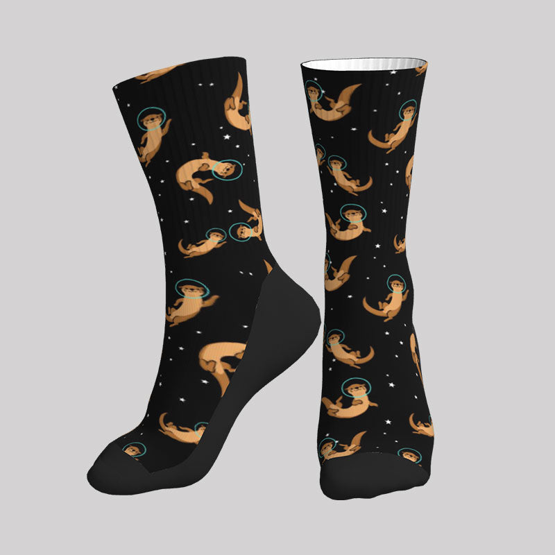 Otter Astronaut Men's Socks