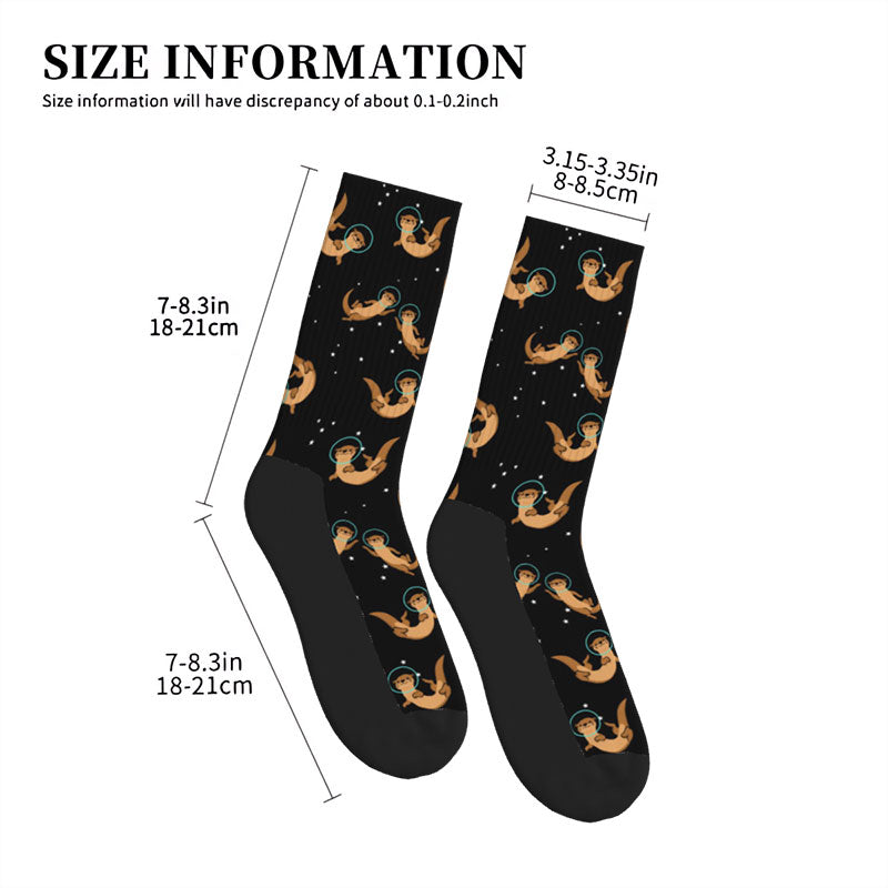 Otter Astronaut Men's Socks