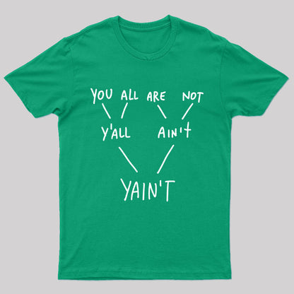 Yaint Verb Origin Geek T-Shirt