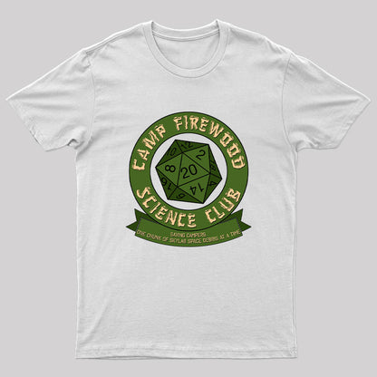 Camp Firewood Science Club T-Shirt