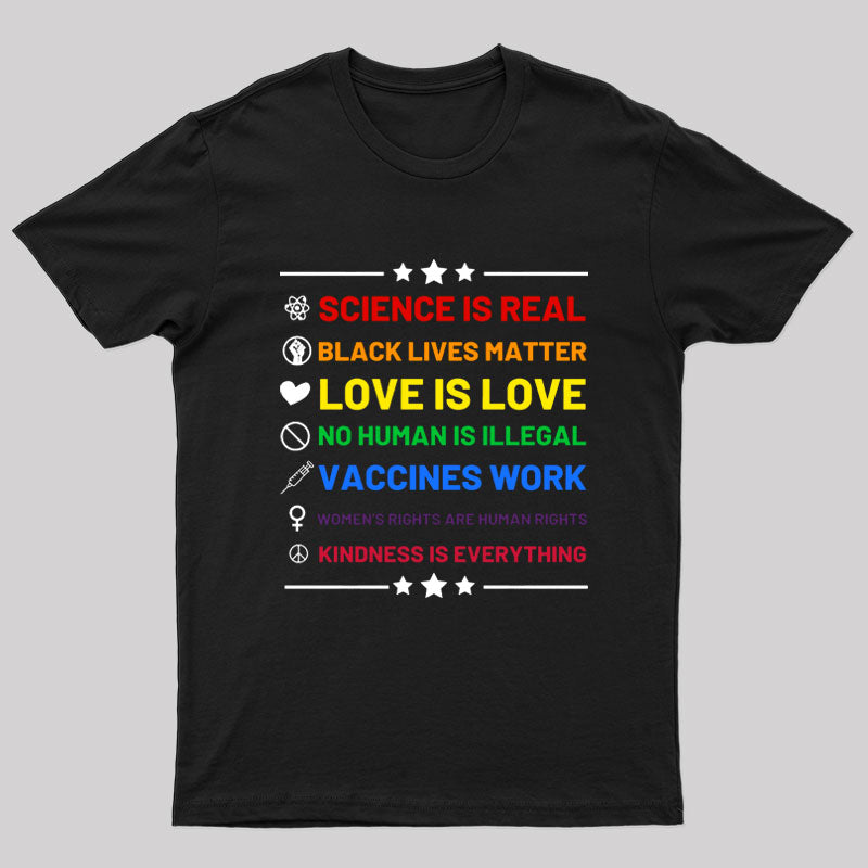 Science is Real Geek T-Shirt