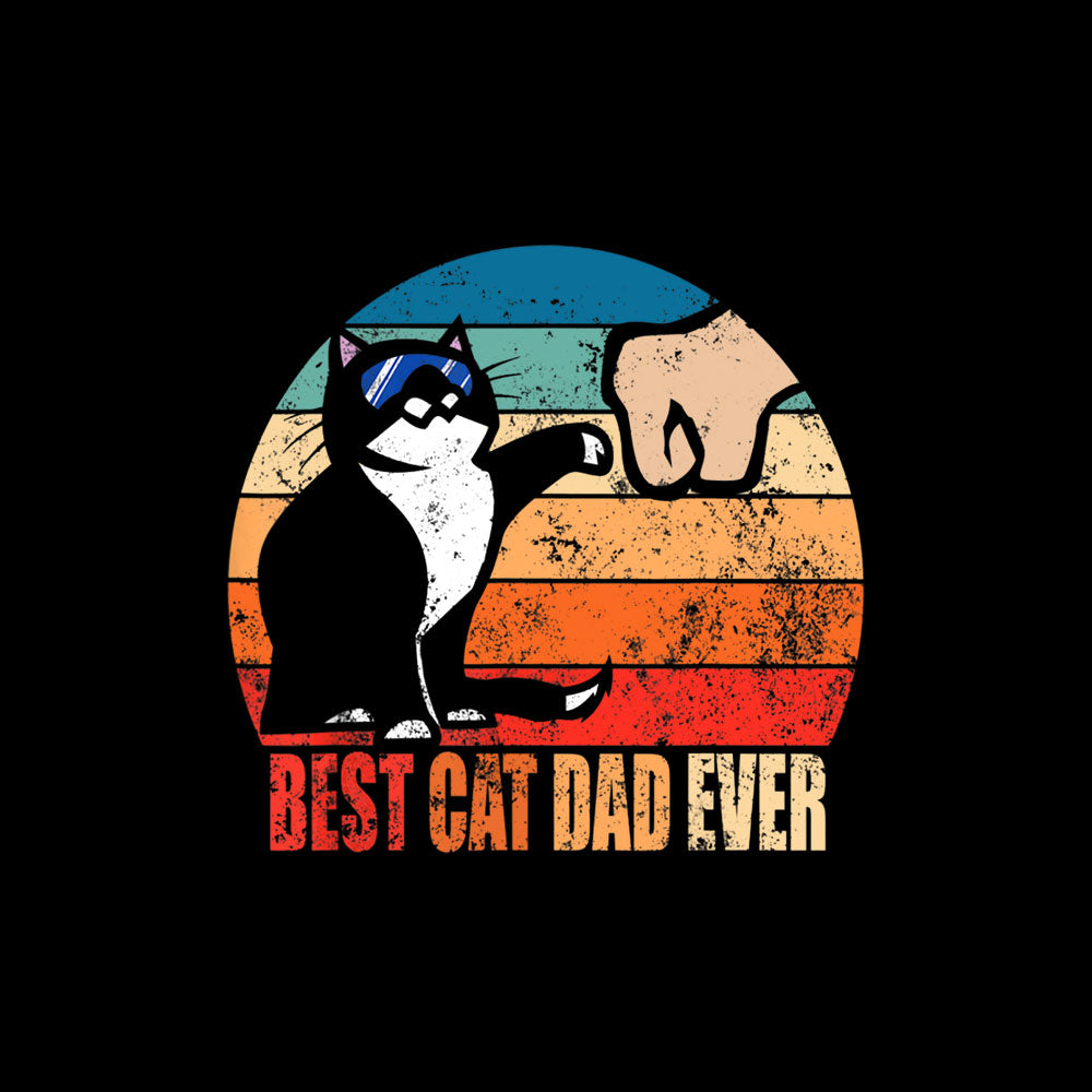Best Cat Dad Ever Nerd T-Shirt