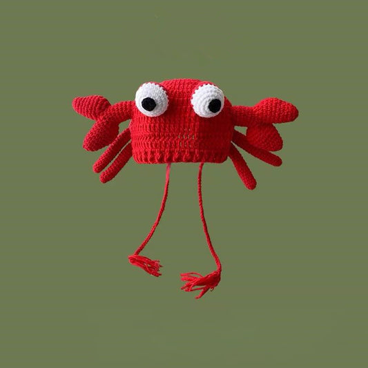 Funny Red Crabs Hat