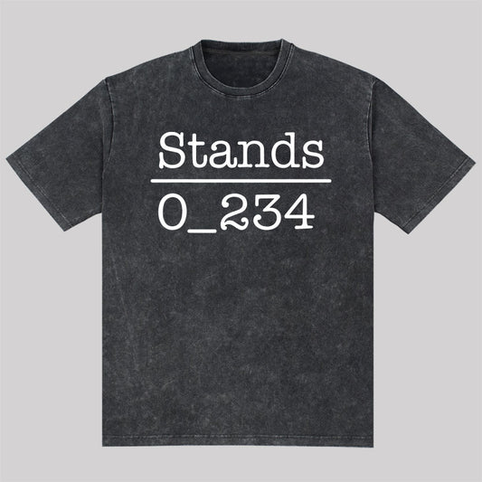 No 1 Under Stand Washed T-Shirt
