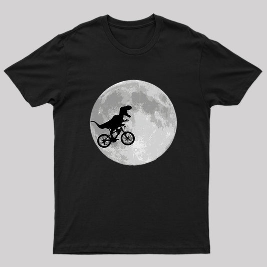 Dinosaur Bike and Moon T-shirt