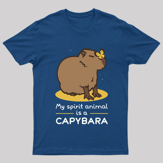 My Spirit Animal Is A Capybara Geek T-Shirt