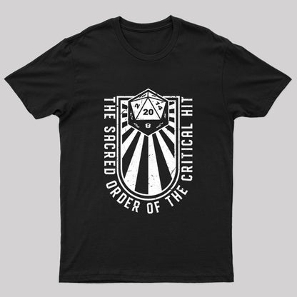 RPG - The Sacred Order of the Critical Hit T-Shirt