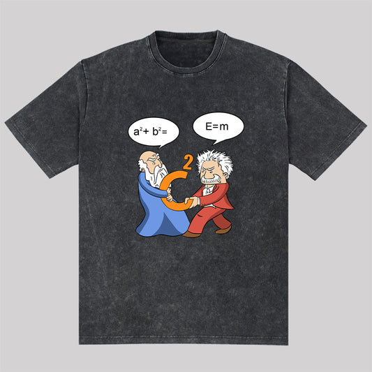 Funny Scientist Washed T-Shirt