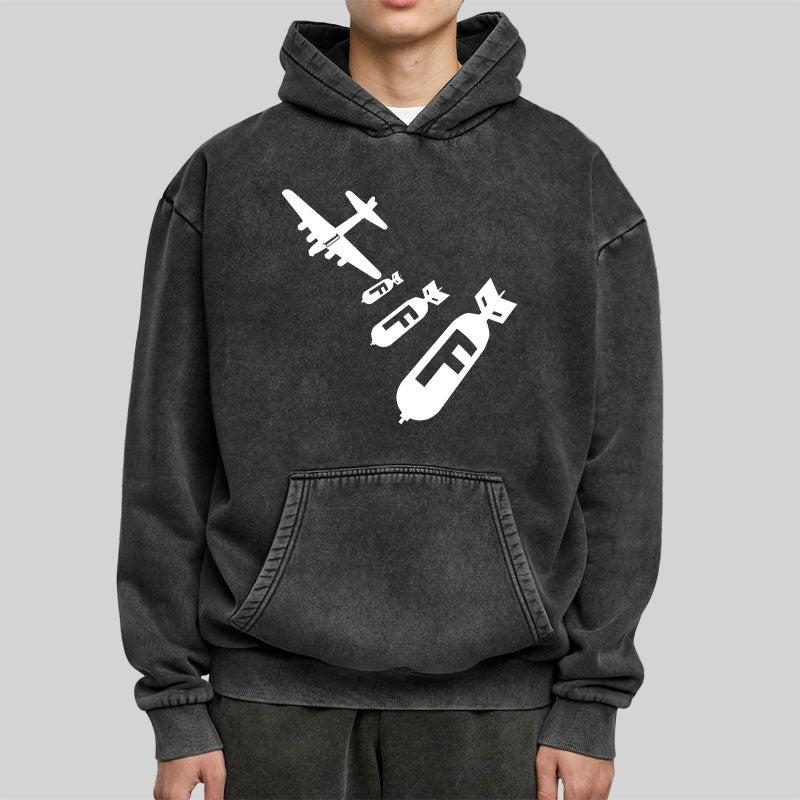 Funny - Dropping F Bombs Washed Hoodie