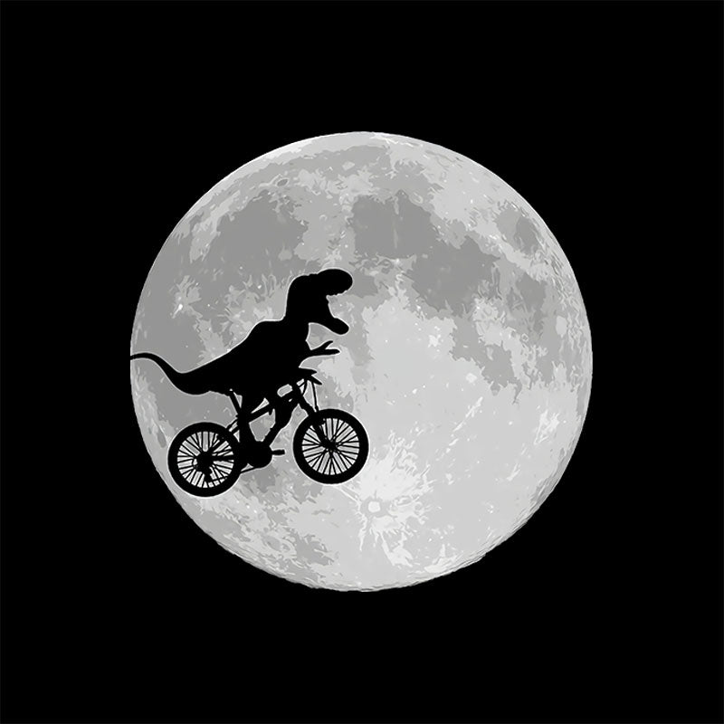 Dinosaur Bike and Moon T-shirt
