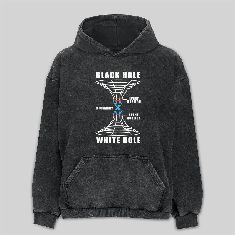 Geeksoutfit Black Hole Washed Hoodie for Sale online