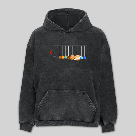 Planetary Physics Experiment Washed Hoodie