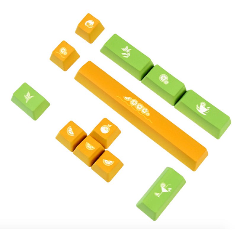 12mm Height PBT OEM MX Switch Lemon Keycaps Set [12 pcs] - Geeksoutfit