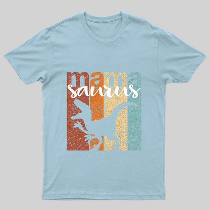 Mamasaurus Mother's Day Fitted Scoop T-Shirt