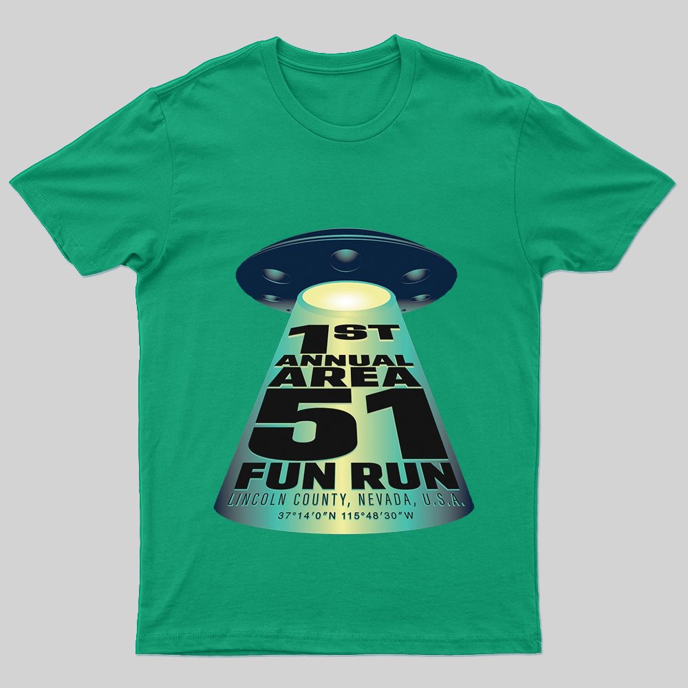 AREA 51 FUN RUN T-Shirt - Geeksoutfit