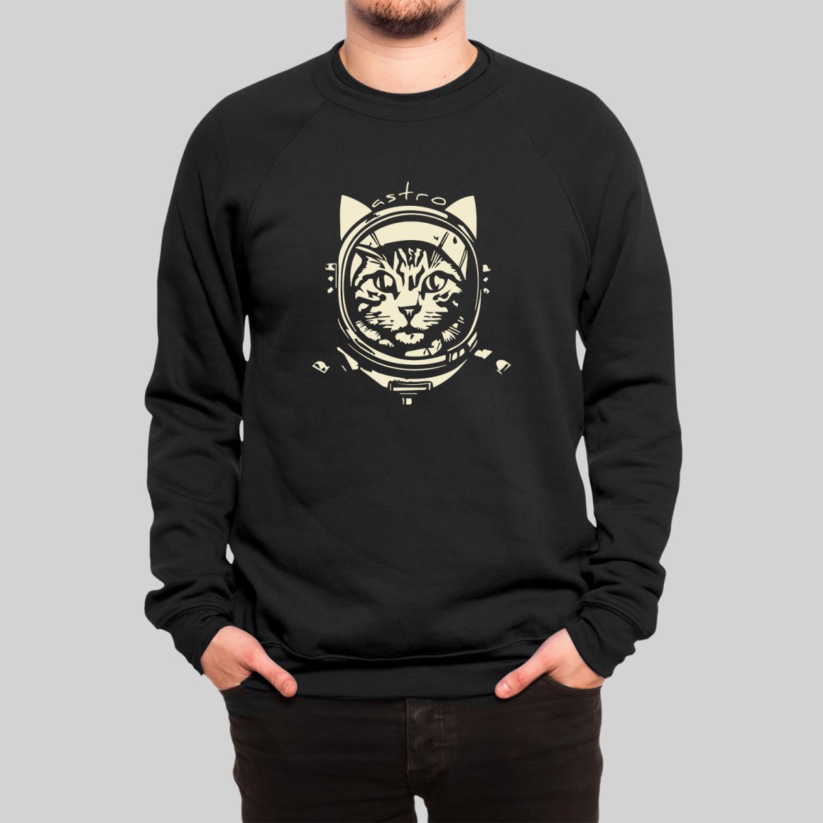 Astro Cat Sweatshirt - Geeksoutfit