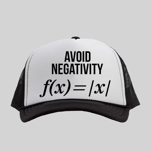 Avoid Negative Trucker Hat - Geeksoutfit