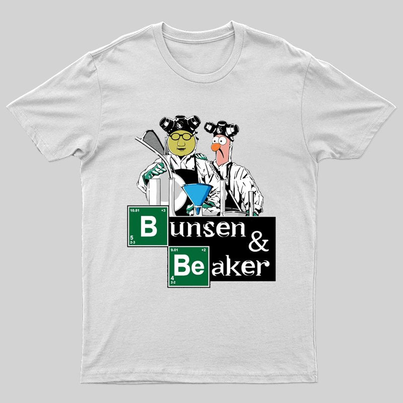 Bunsen & Beaker T-shirt - Geeksoutfit