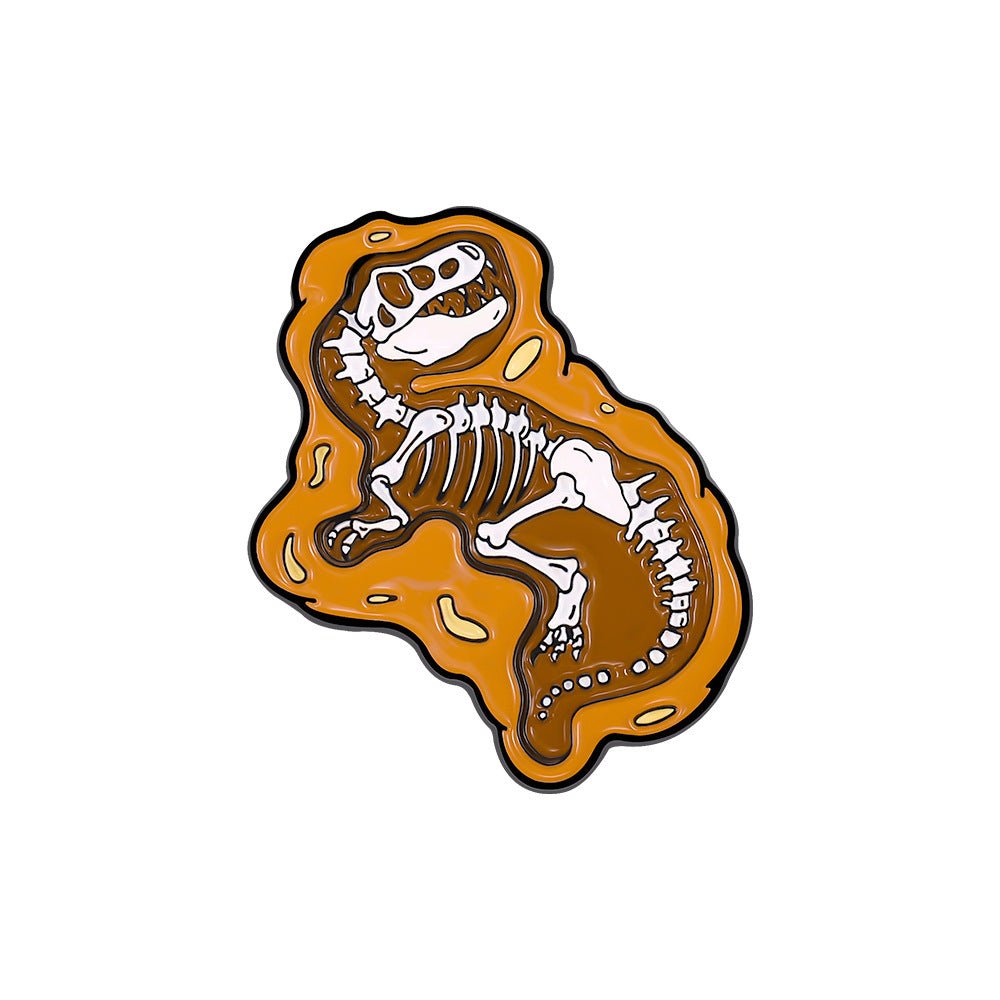 Dinosaur Fossils Enamel Pins - Geeksoutfit