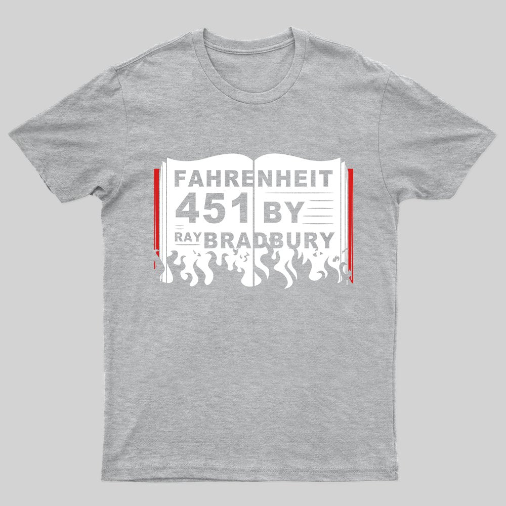 Fahrenheit 451 1958 Ray Bradbury T-shirt - Geeksoutfit