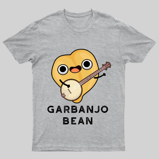 Gar-banjo Bean Cute Garbanzo Banjo Pun T-shirt - Geeksoutfit