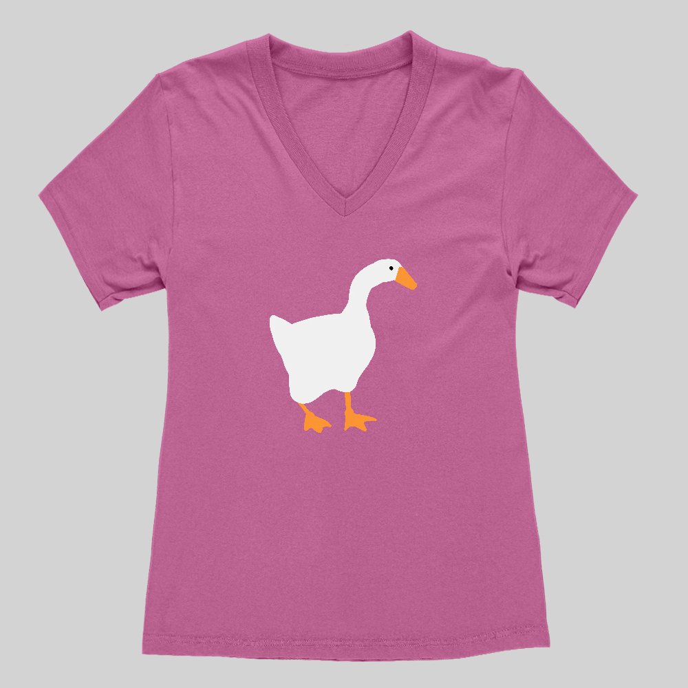 Goose Women's V-Neck T-shirt - Geeksoutfit