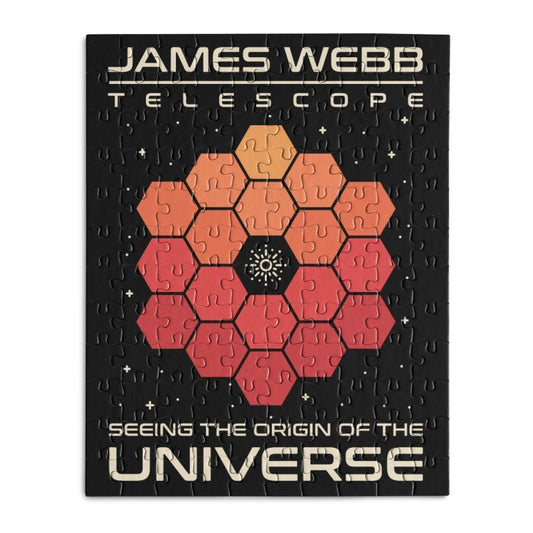 JAMES WEBB TELESCOPE-Wooden Jigsaw Puzzle - Geeksoutfit