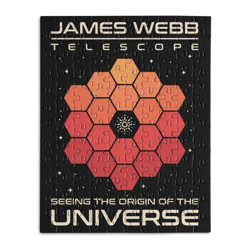 JAMES WEBB TELESCOPE-Wooden Jigsaw Puzzle - Geeksoutfit