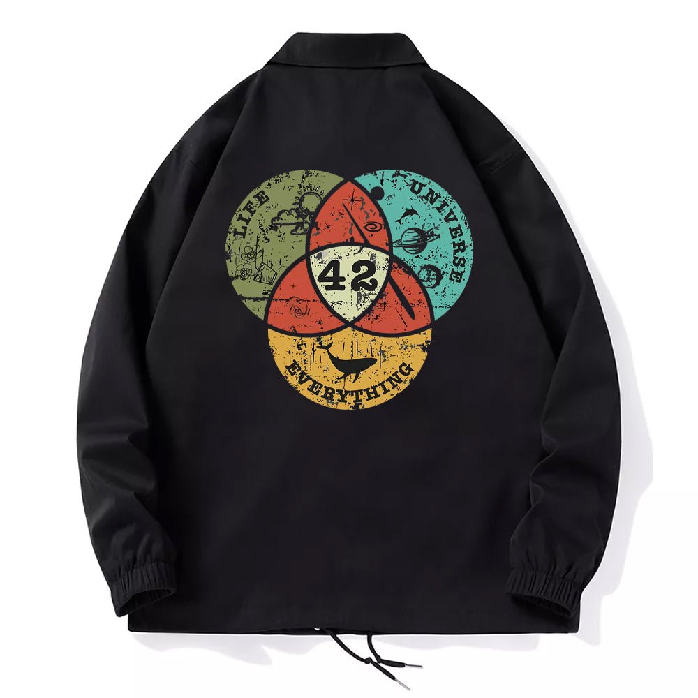 Life, the Universe & Everything Coach Jacket - Geeksoutfit