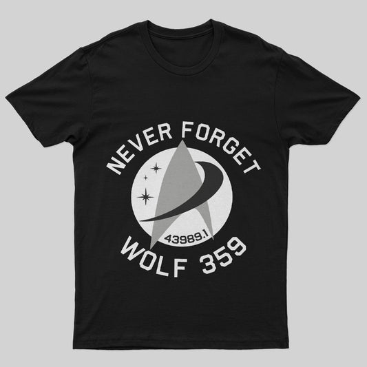 Never Foget Wolf 359 T-Shirt - Geeksoutfit