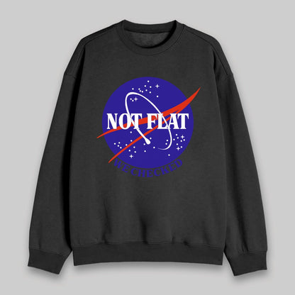Not Flat Sweatshirt - Geeksoutfit